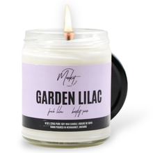 Load image into Gallery viewer, Garden Lilac Soy Candle: 8 oz
