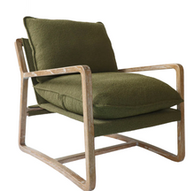 Load image into Gallery viewer, HUNTINGTON CLUB CHAIR - MOSS BOUCLE
