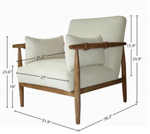 Load image into Gallery viewer, CLARITA CLUB CHAIR - CLOUD BOUCLE
