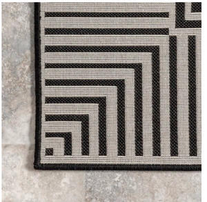 Antamo Simple Border Indoor/Outdoor Area Rug 5X8