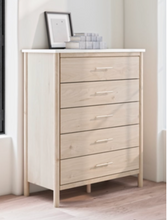 Load image into Gallery viewer, Cadmori Five Drawer Wide Chest
