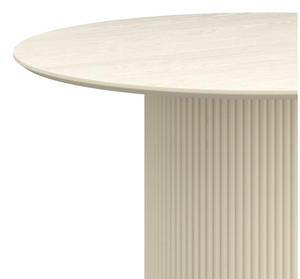 Tovia Dining Table, Ivory