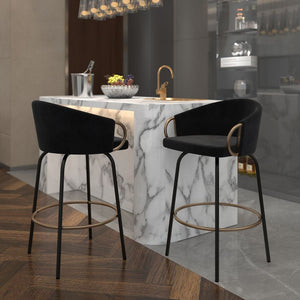 Lola Counter Stool -Black