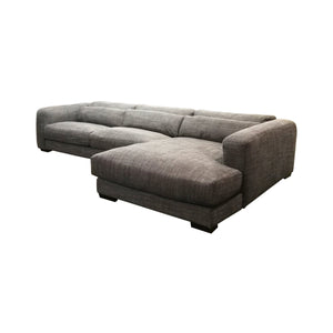 Max Right Sectional -Charcoal Ash