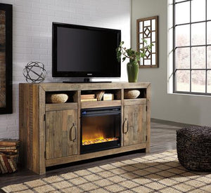 Sadie  62" TV Stand with Electric Fireplace