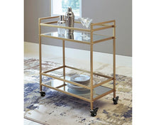 Load image into Gallery viewer, Camron Bar Cart -Gold

