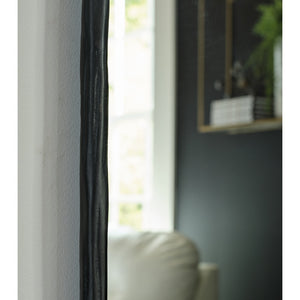 Ryandale Floor Mirror -Antique Black Finish